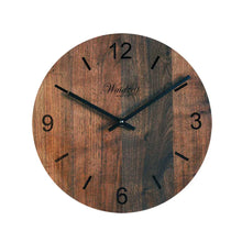 Vložte obrázek do prohlížeče Galerie, Dřevěné nástěnné hodiny Tempus Ořech