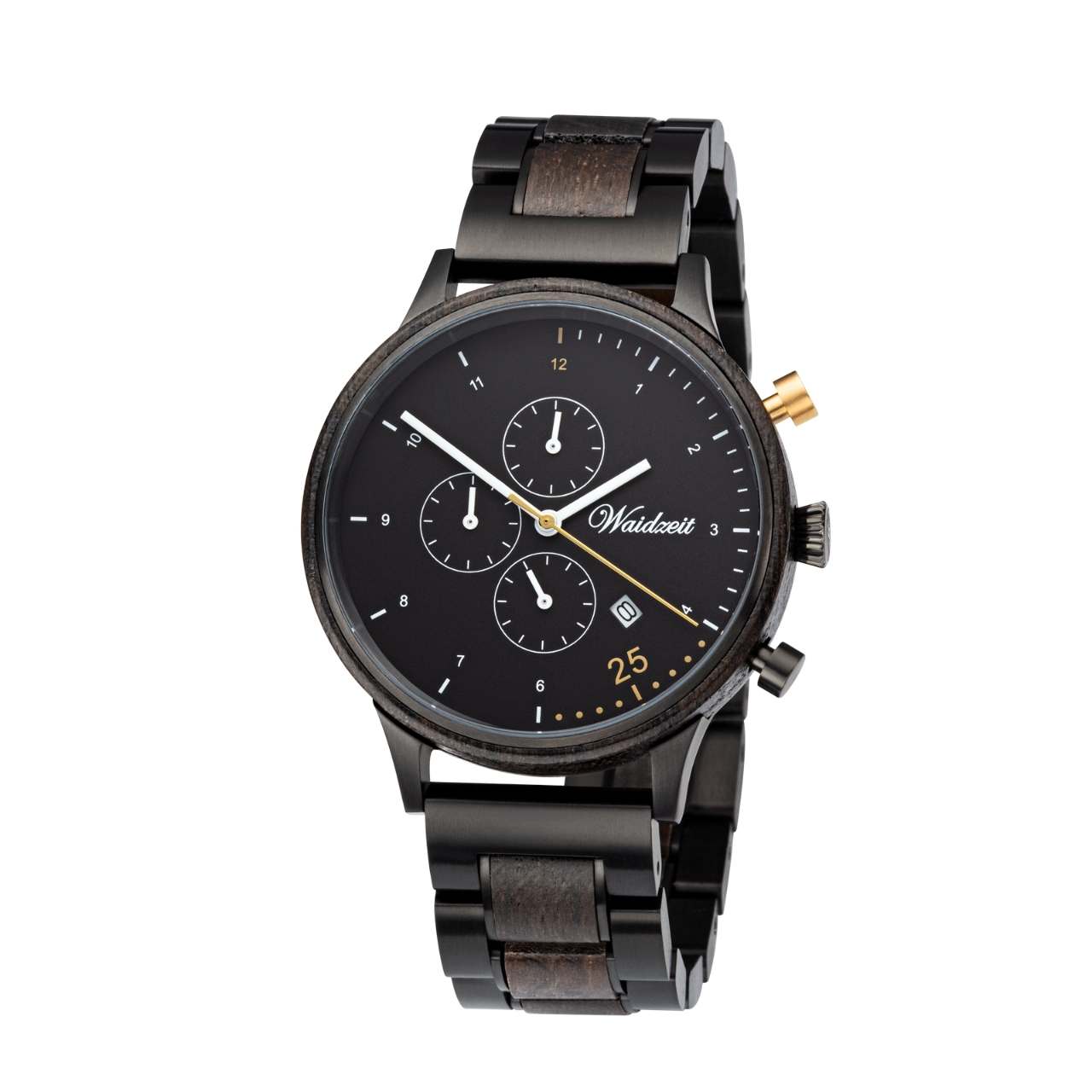 Dřevěné hodinky Barista Oro