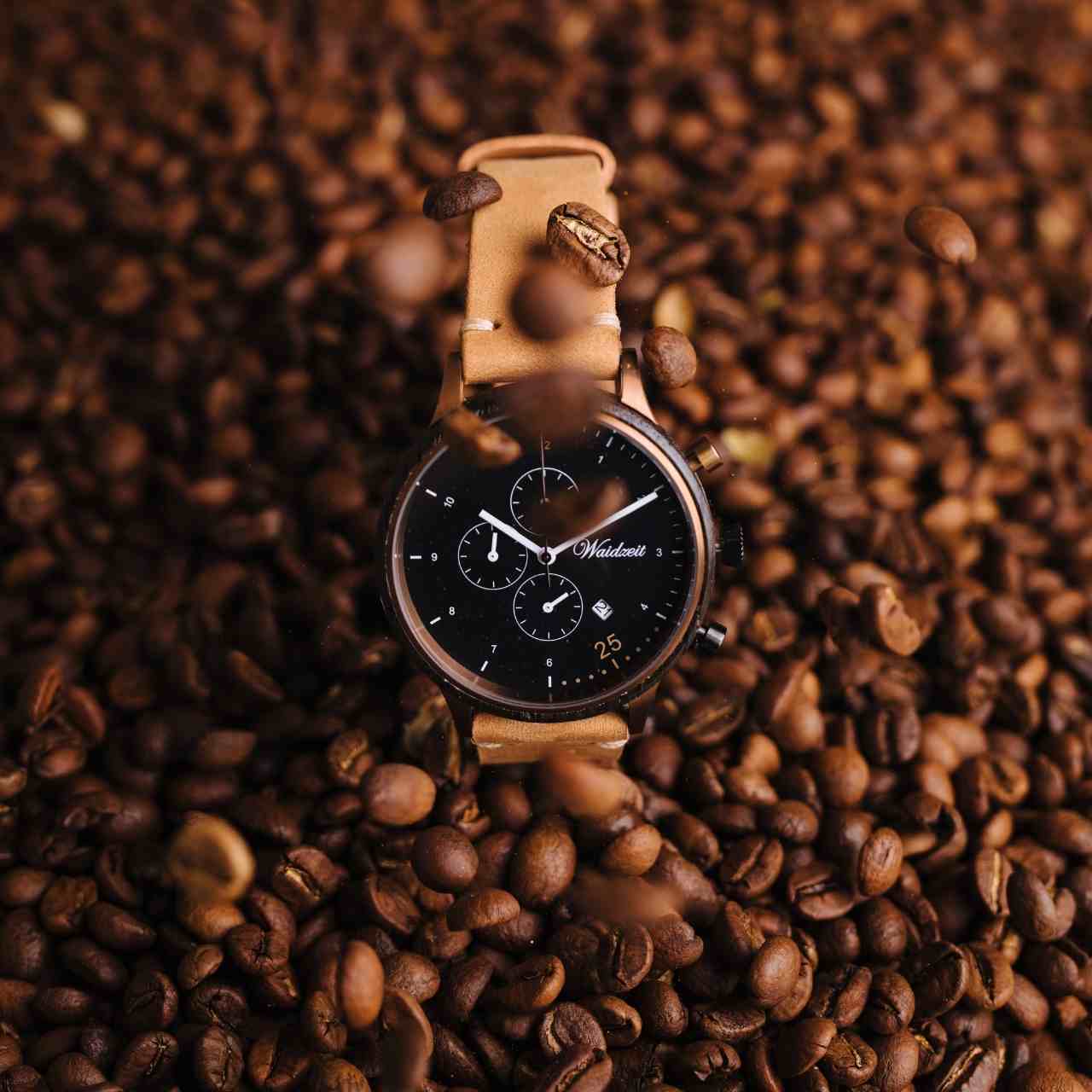 Dřevěné hodinky Barista pánské