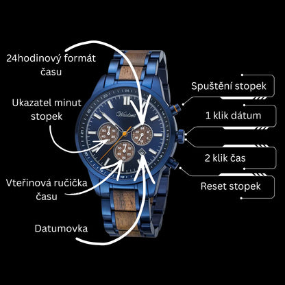 Jak používat chronograf Waidzeit – popis funkcí stopek