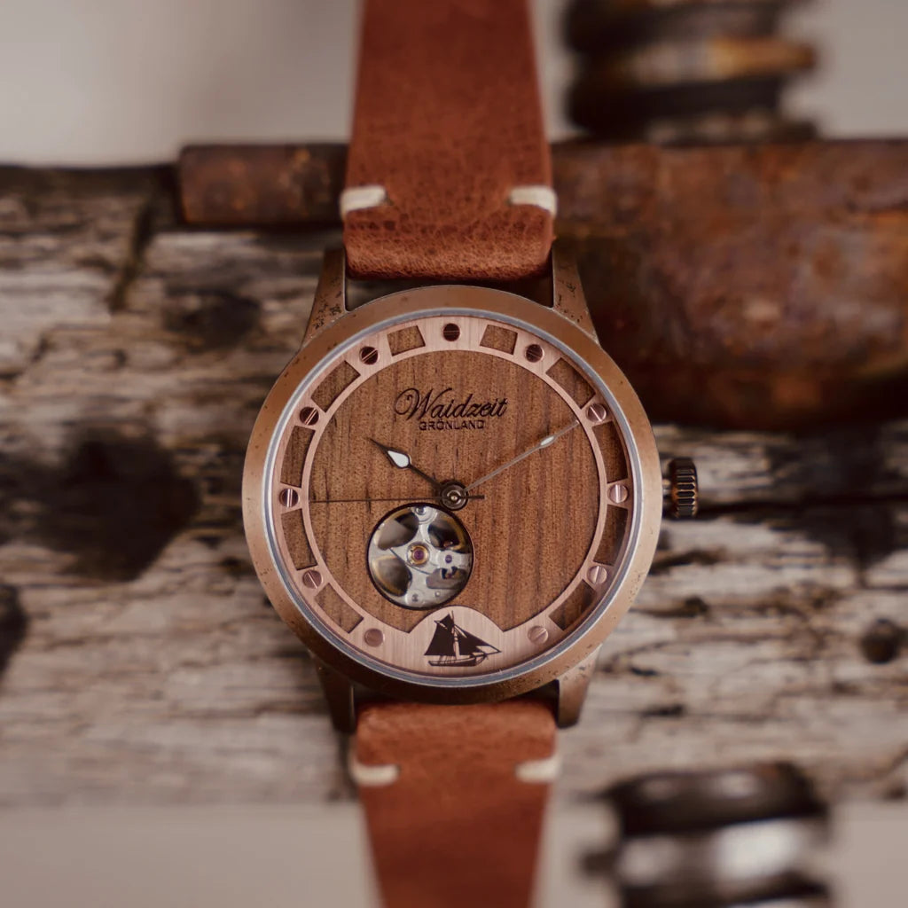 Automatické hodinky Grönland Vintage Bronze