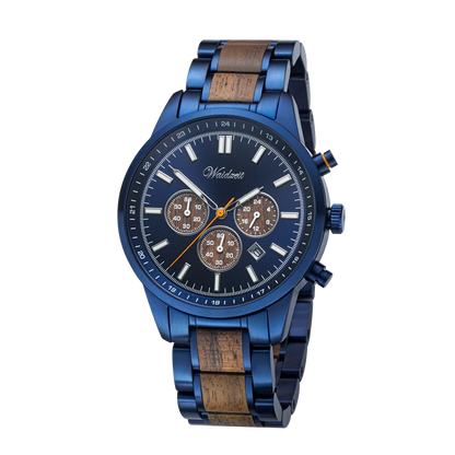 Pánské dřevěné hodinky Confidence Chronograph | Waidzeit