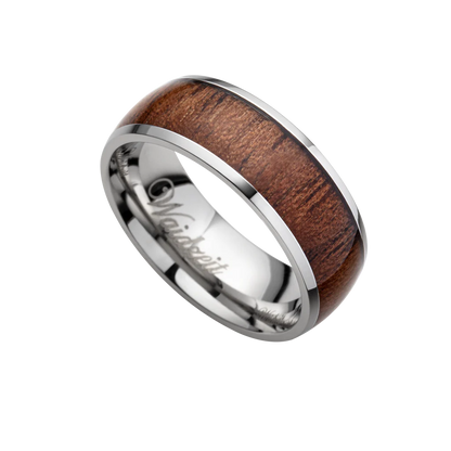 Harmonie Pánský Prsten Stříbro-Ořech: Lesní Jemnost