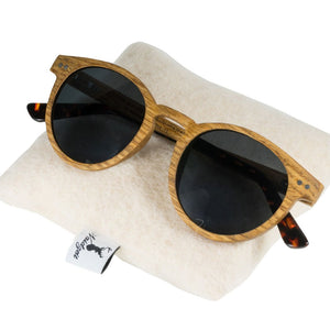 dřevěné brýle sluneční