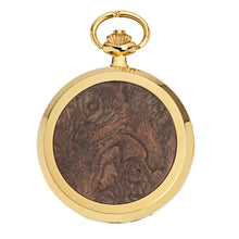 Vložte obrázek do prohlížeče Galerie, Dřevěné hodinky kapesní Skelett Gold