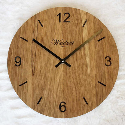 Dřevěné nástěnné hodiny Tempus Dub