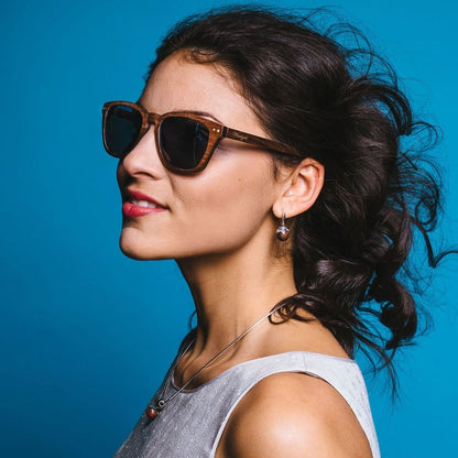 dřevěné náušnice waidzeit