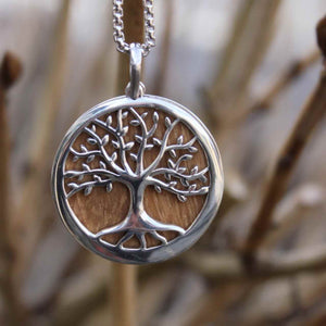 Stribrny náhrdelník Strom života