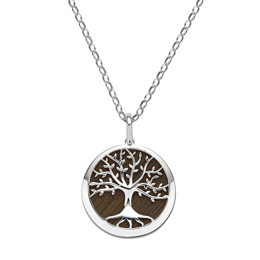 Dřevěný náhrdelník Strom života Dub bahenní