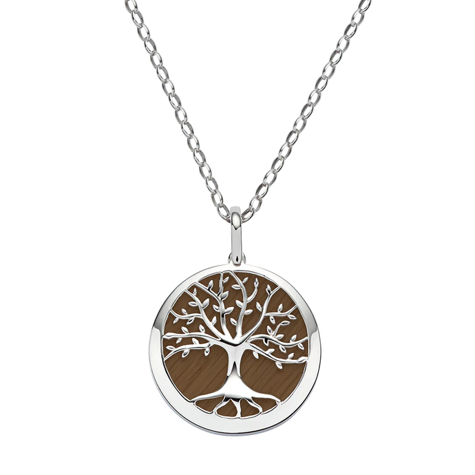 Dřevěný náhrdelník Strom života Ořech