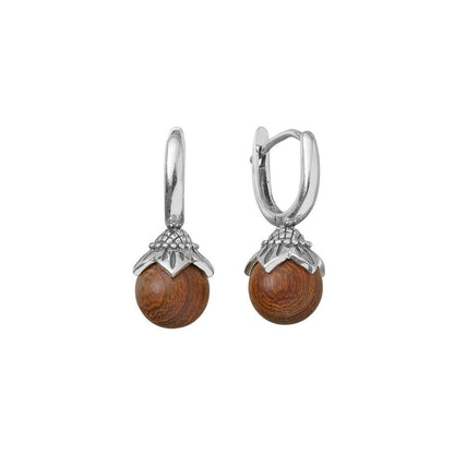 Dřevěné náušnice Santal