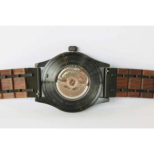 Pánske dřevěné automatické hodinky Ludwig 