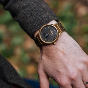dřevěné hodinky Mystik