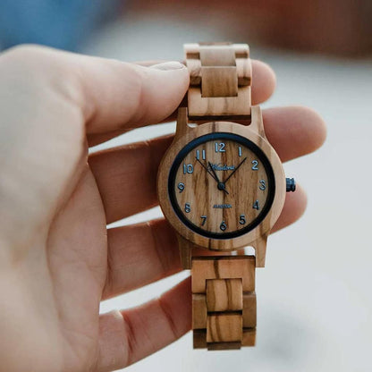 Sissy Olive dreveny hodinky