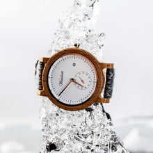 Vložte obrázek do prohlížeče Galerie, Dřevěné hodinky pánské Barrique Alpin bílé