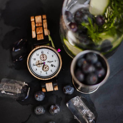 drevene panske hodinky