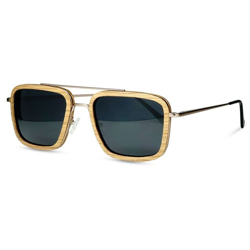 moderní sluneční dřevěné brýle