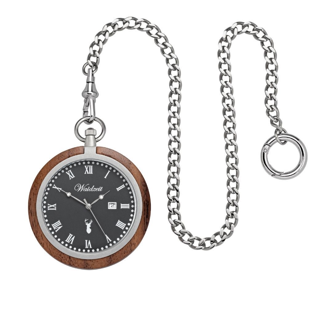 dřevené hodinky Antik Black