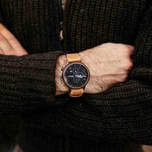 Dřevěné hodinky Barista pro muže