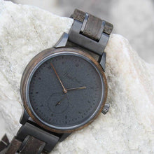 Vložte obrázek do prohlížeče Galerie, dřevěné hodinky Mystik Black