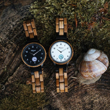 Vložte obrázek do prohlížeče Galerie, dámké hodinky ze dreva